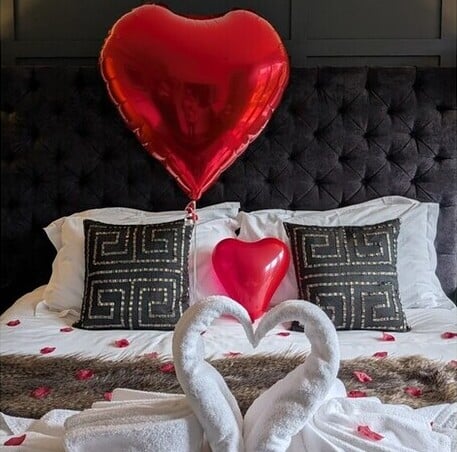 Rose Petals - £15, Balloons - £15